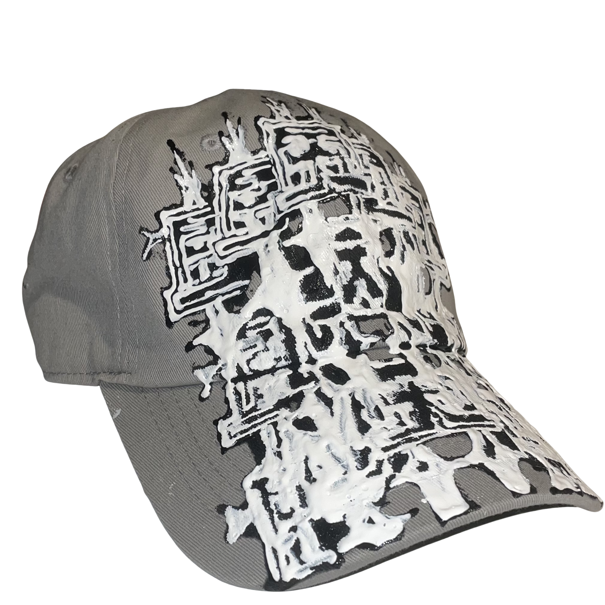3X LOGO BASEBALL CAP (GREY)