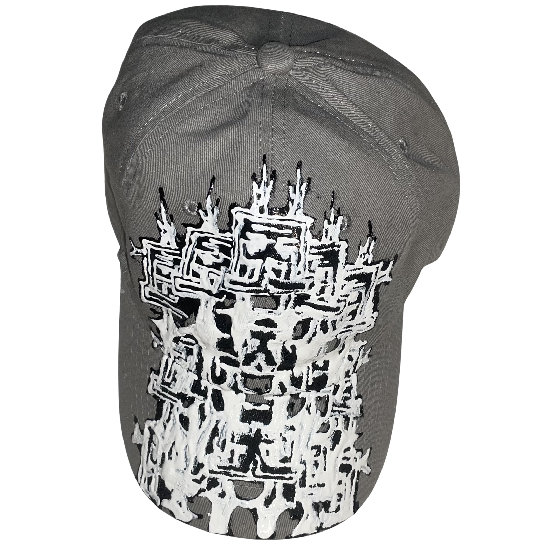 3X LOGO BASEBALL CAP (GREY)